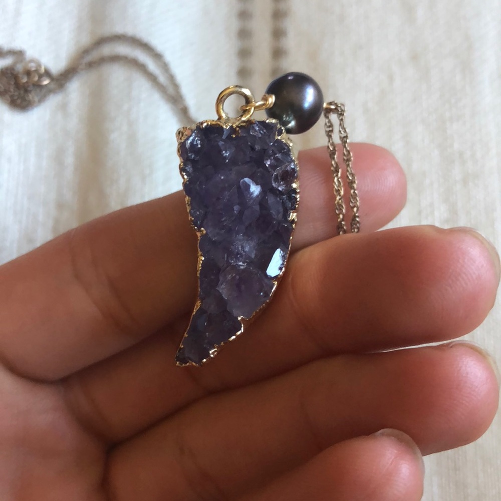 Amethyst necklace
